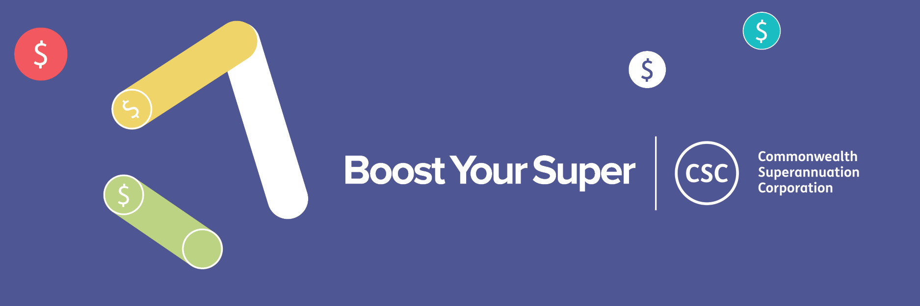 Boost Your Super & CSC Partnership Logo