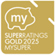 Superratings Gold 2025 My Choice Super Logo