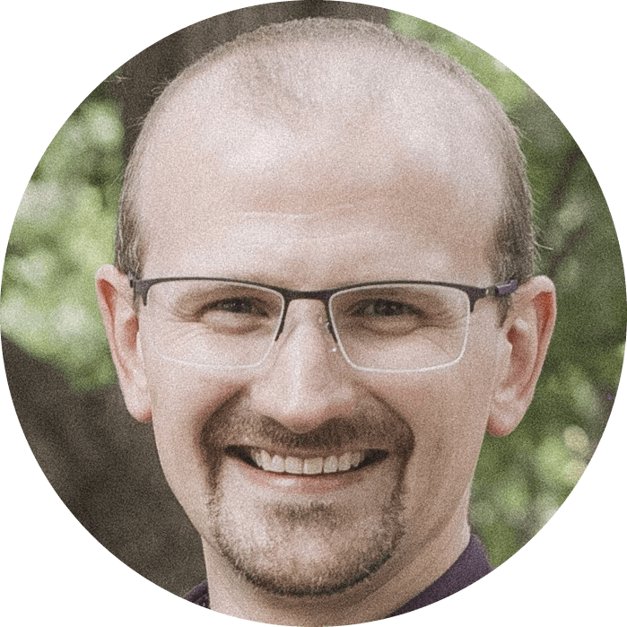 Man wearing glasses