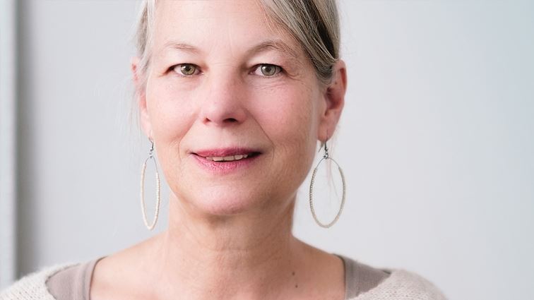 Retired woman smiling