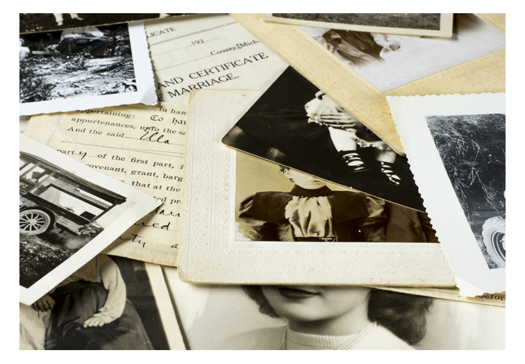 Picture of black and white photos